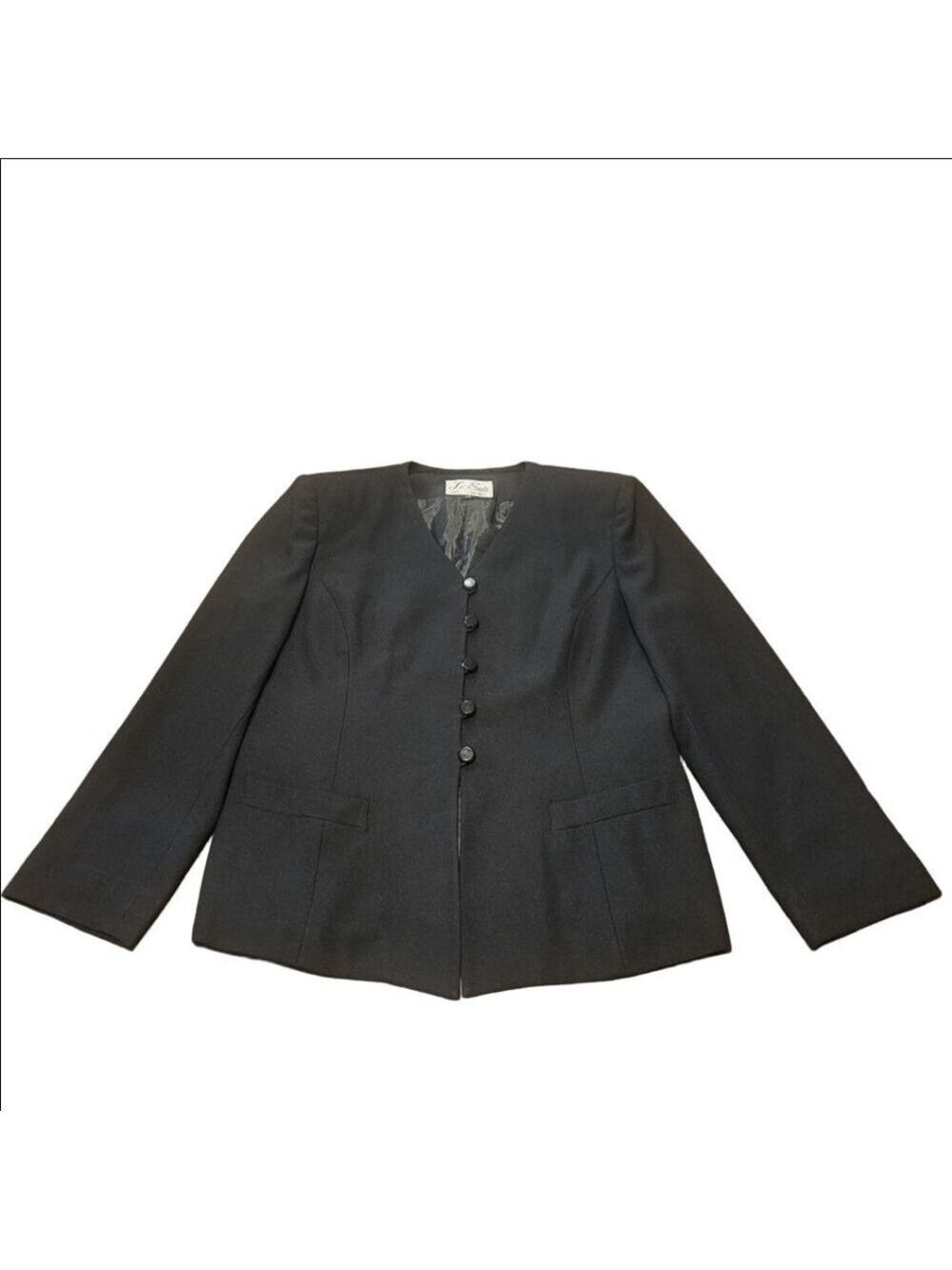 Women's Le Suit Black Blazer Jacket Size 12